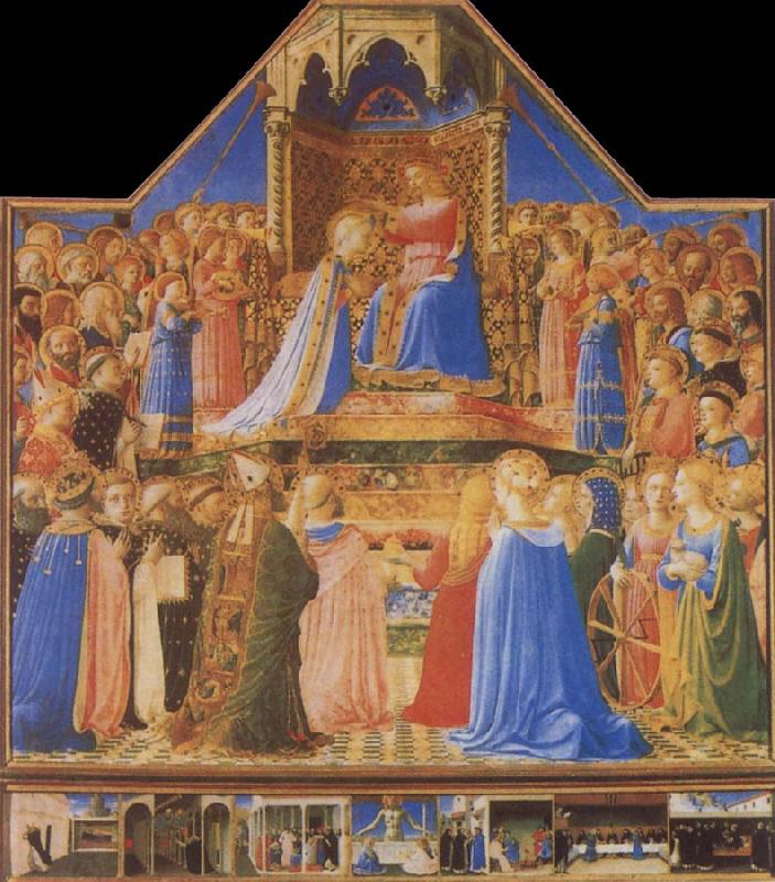 Fra Angelico The Coronation of the Virgin oil painting picture